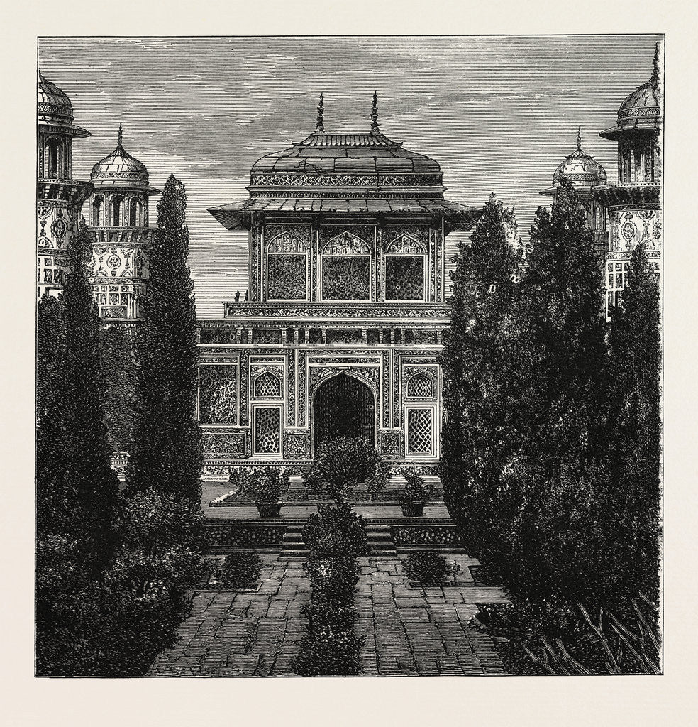 Detail of The Mausoleum of Etmaddowlah, Agra, India by Anonymous