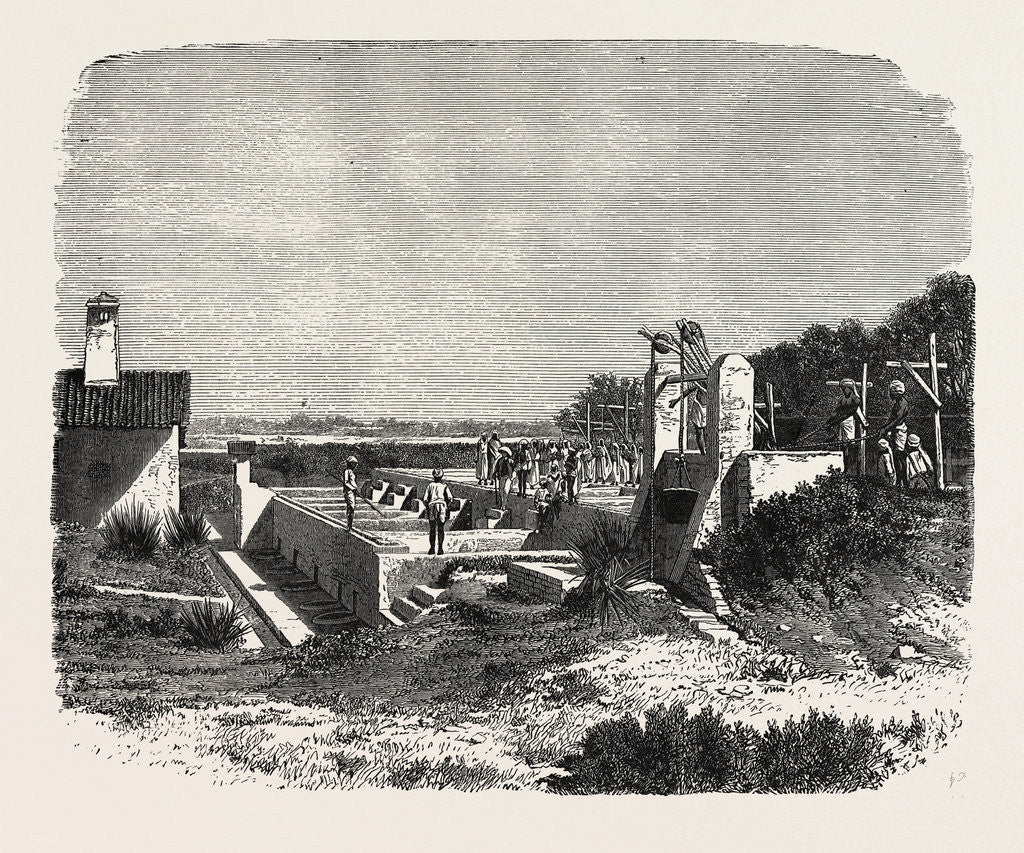Detail of An Indigo Factory at Allahabad. by Anonymous
