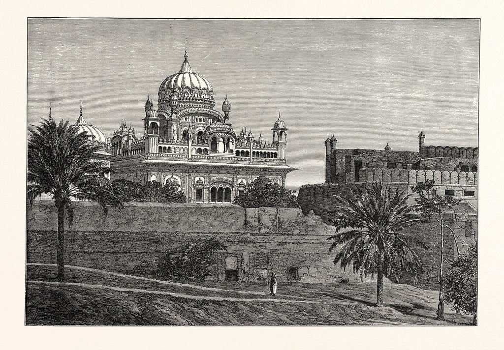 Detail of Palace at Lahore, India by Anonymous