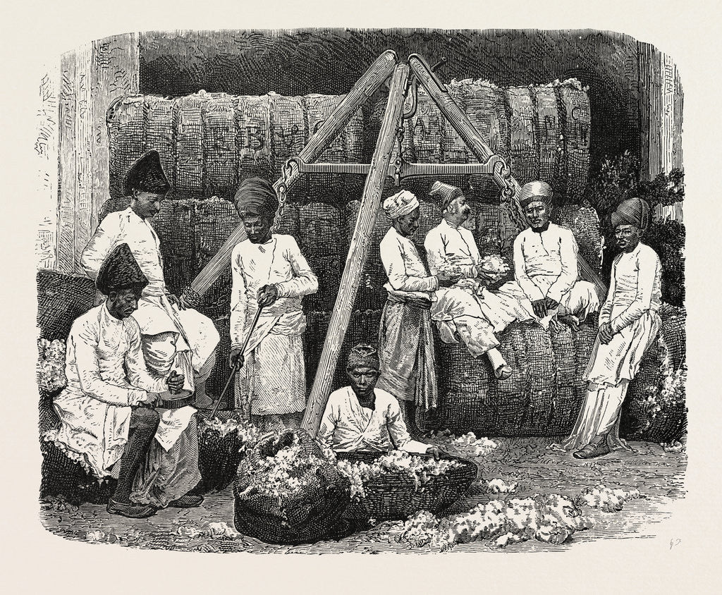 Detail of Parsee Cotton Merchants of Bombay, India by Anonymous