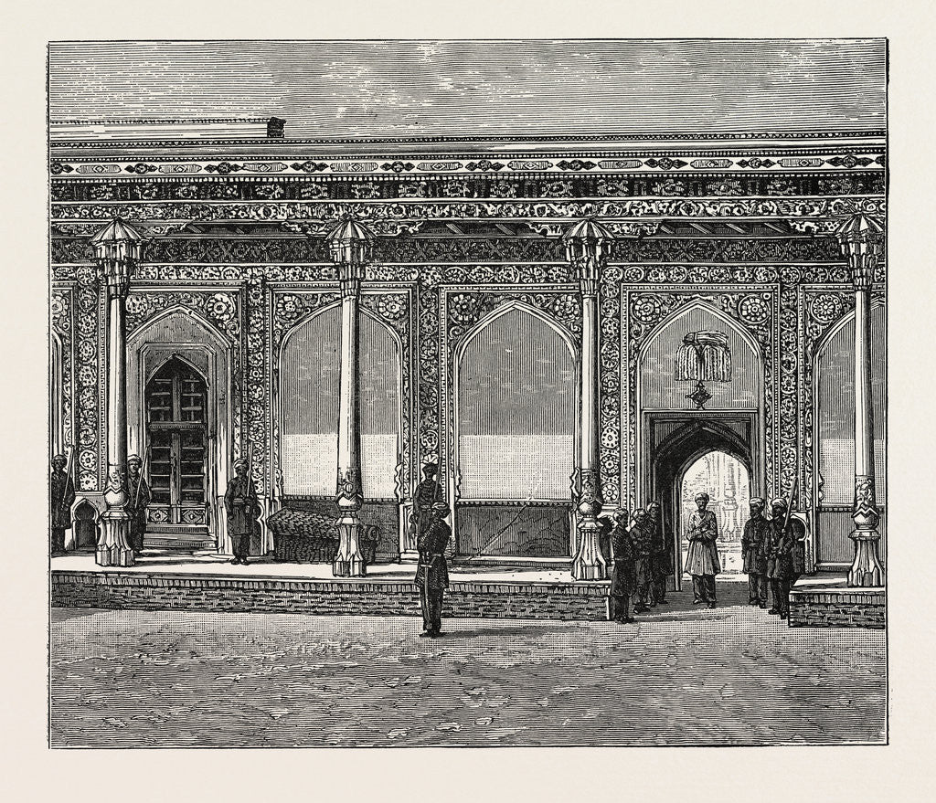 Detail of Court of the Palace of the Ex-Khan of Khokan by Anonymous