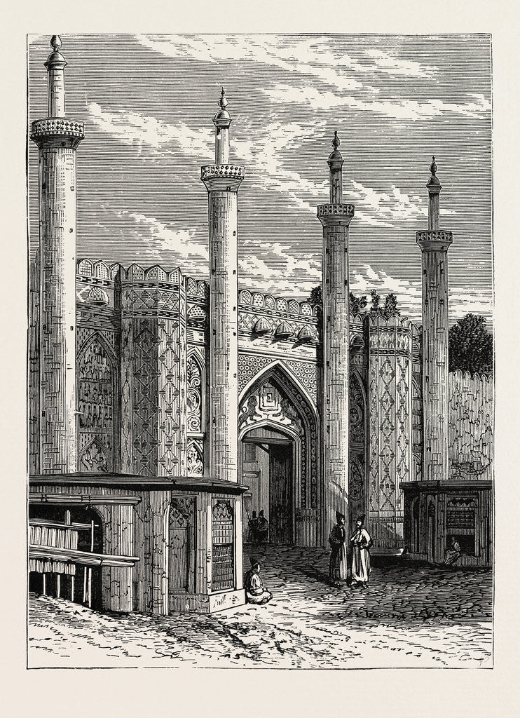 Detail of The Old South Gate, Teheran by Anonymous