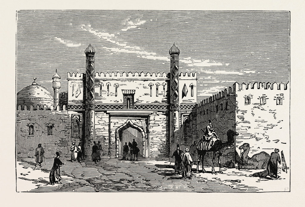 Detail of The City Gate, Tabriz by Anonymous