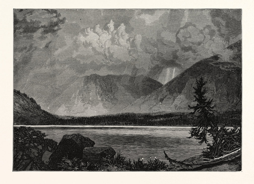 Detail of View of Moore's Lake, Utah by Anonymous
