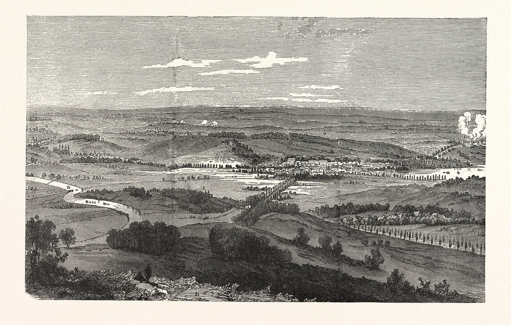 Detail of The Battlefield of Sedan, France by Anonymous