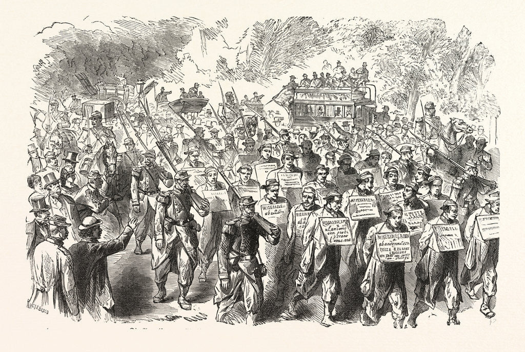 Detail of Leaving Chatillon the Day Before the Shooting, France by Anonymous
