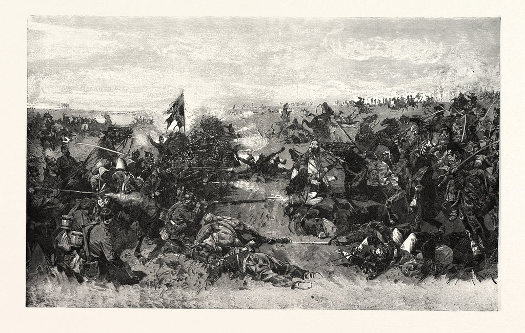 Detail of The 52nd Infantry Regiment at the Battle of Vionville on 16 August 1870, France by Anonymous