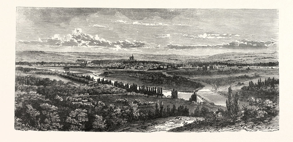 Detail of Metz Before the Siege, France by Anonymous