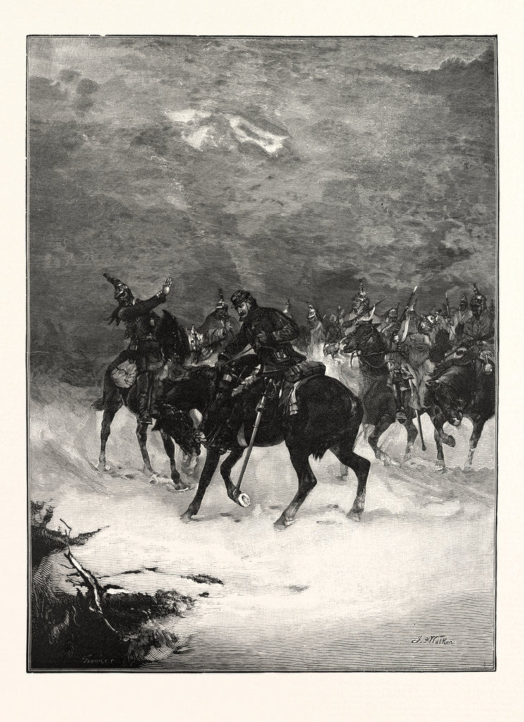 Detail of At Lisaine. Lost the Way by Anonymous