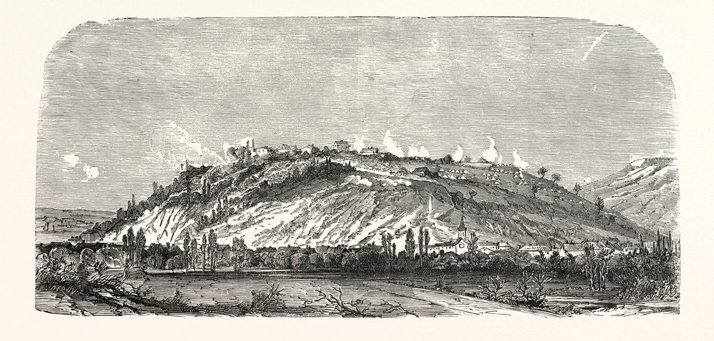 Detail of The North Side of Mont D'Avron During the Bombardment by the Germans on 27 December 1870 by Anonymous