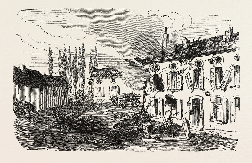 Detail of Imperial Quarter in Gravelotte, 5 Minutes after the Departure of Emperor Napoleon III, France by Anonymous
