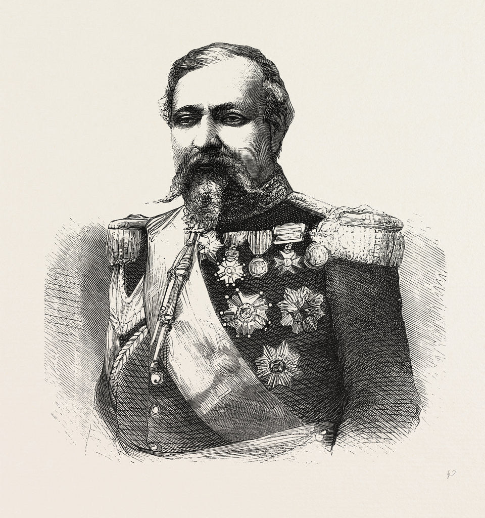 Detail of Leboeuf, 5 November 1809 – 7 June 1888, Major-General of the French Army by Anonymous