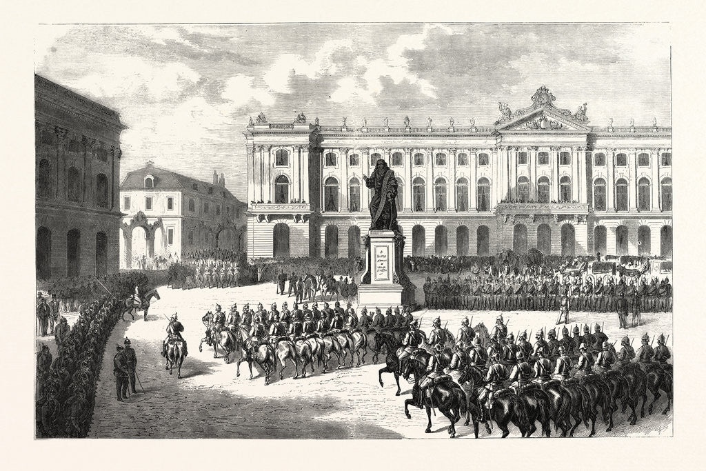 Detail of Prussian Troops Arrival on the Place Stanislas, Nancy, 15 August 1870 by Anonymous