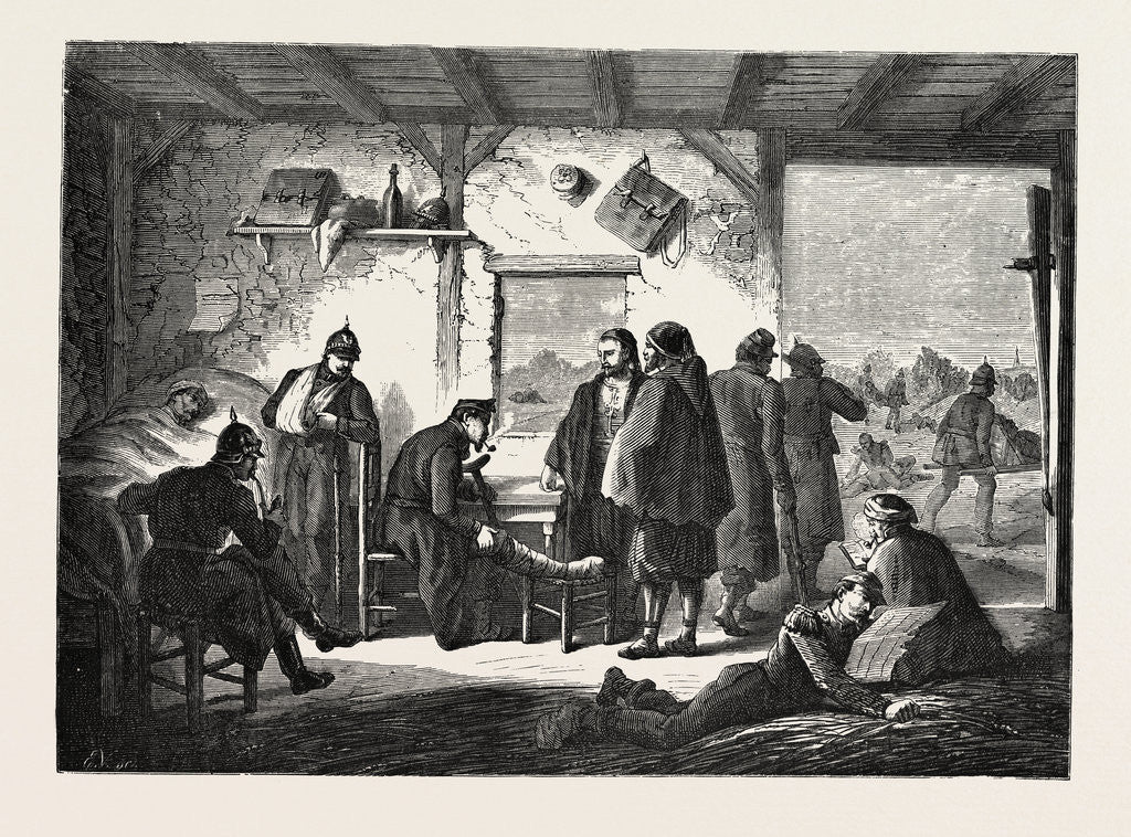 Detail of An Ambulance the Aftermath of the Battle of Spicheren 1870 by Anonymous