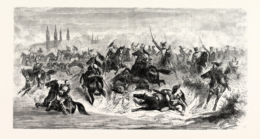 Detail of The Battle of Beaumont, August 30 1870 by Anonymous