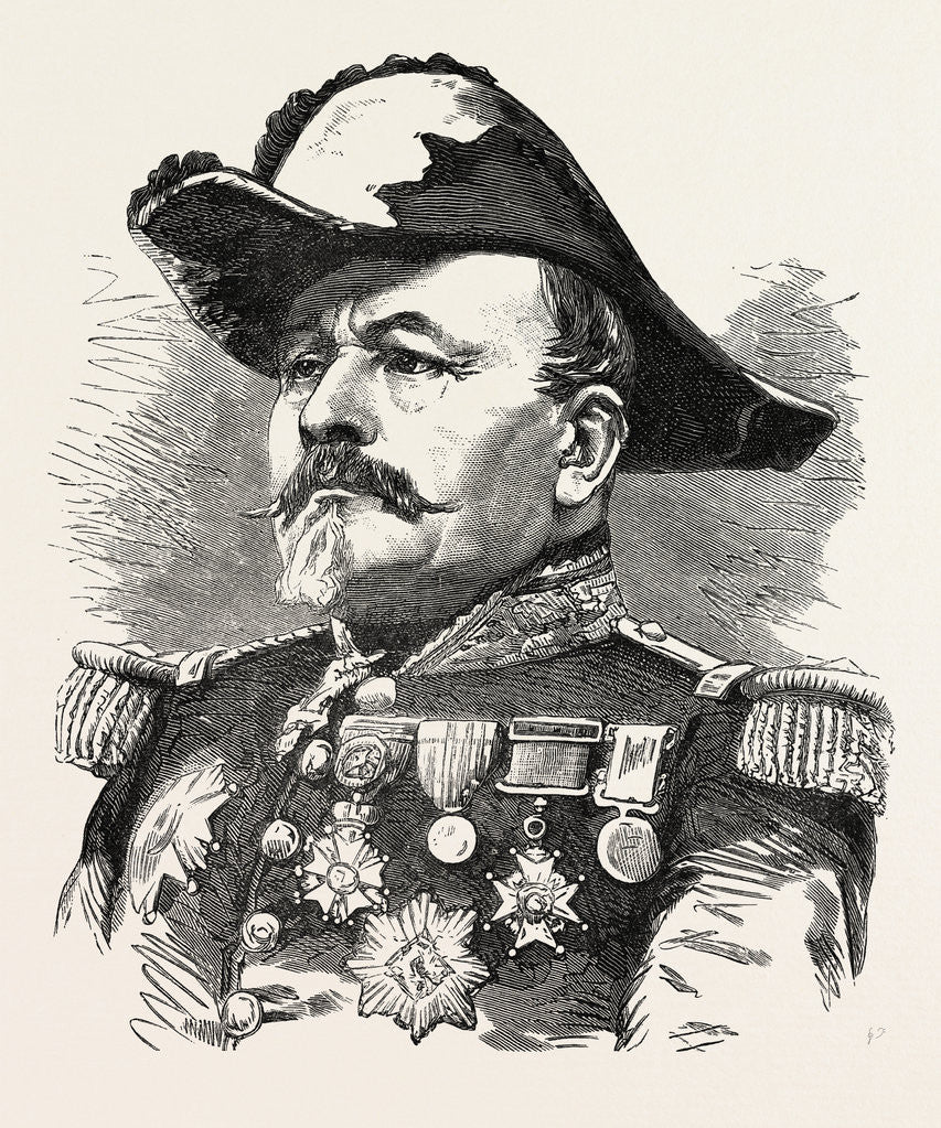 Detail of General Uhrich, Governor of Strasbourg 1870 by Anonymous