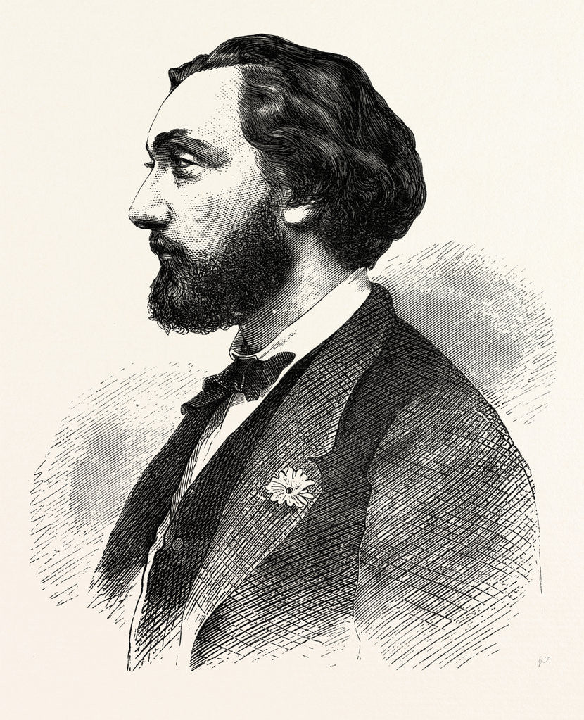 Detail of Leon Gambetta, 1838 - 1882, Minister of the Interior and War by Anonymous