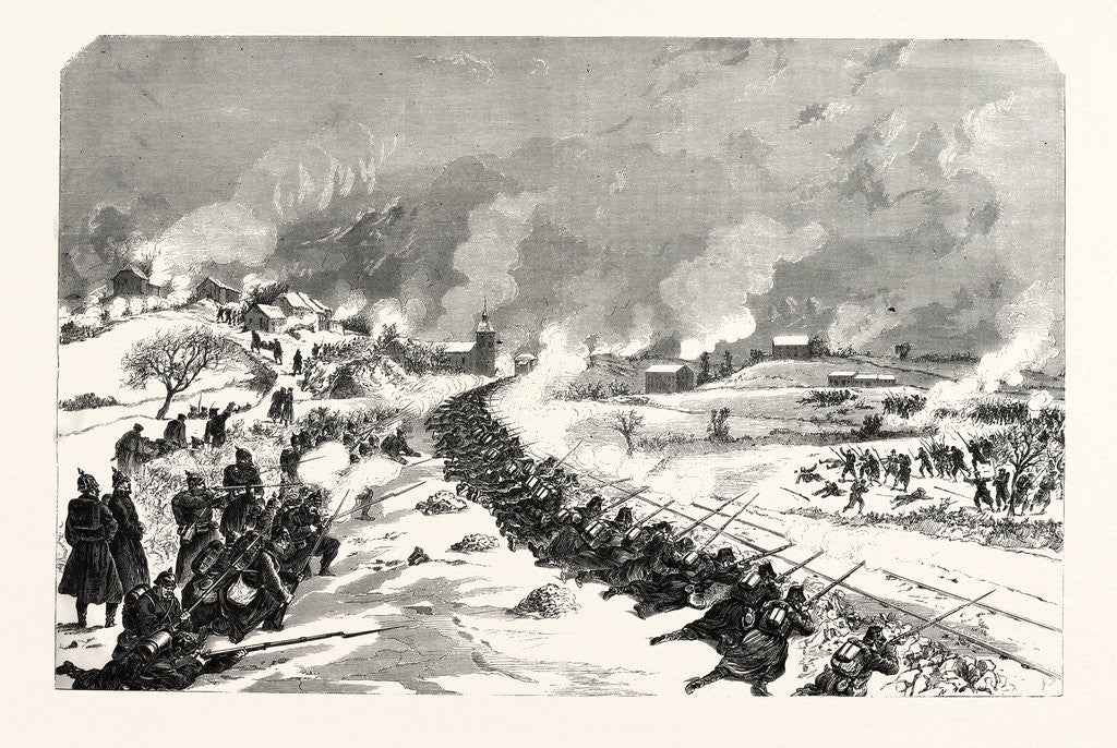 Detail of The Battle 1871, Bethancourt 1870 by Anonymous
