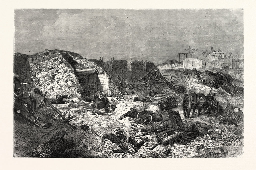 Detail of French Battery Left on Mont-Avron by Anonymous