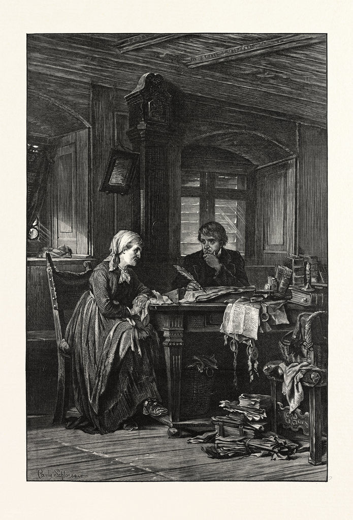 Detail of The Village Lawyer by Anonymous