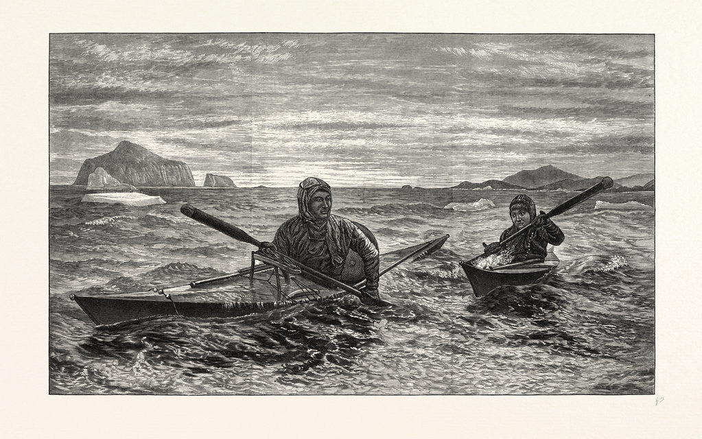 Detail of The First Lesson in Canoeing by Anonymous