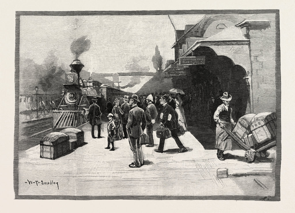 Detail of Great Western Railway Station, Hamilton, Canada by Anonymous