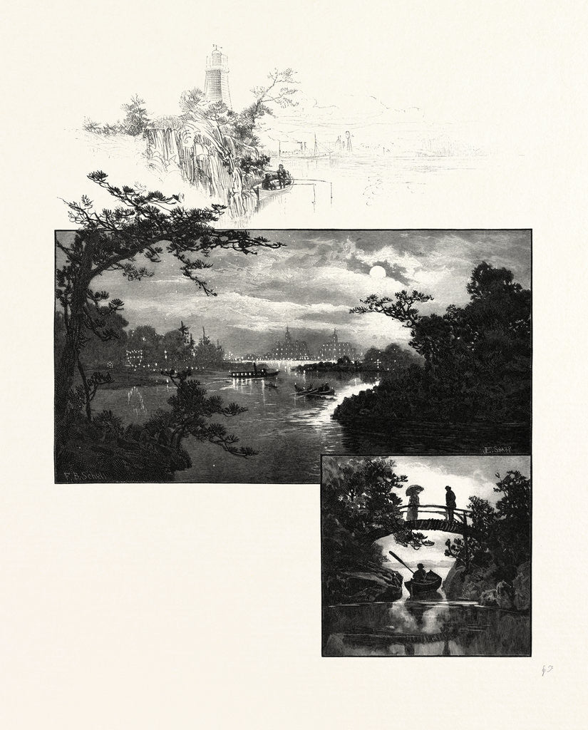 Detail of Eastern Ontario, Head of Grenadier and Sport Island, and Near Alexandria Bay, Canada by Anonymous