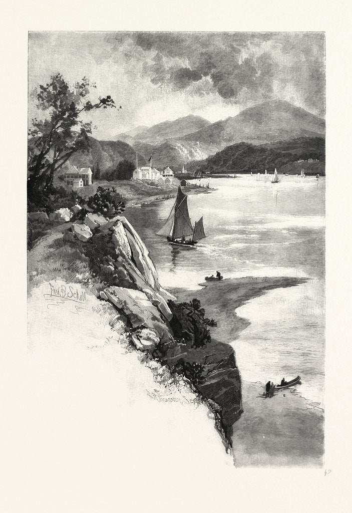 Detail of The Lower St. Lawrence and the Saguenay, Murray Bay, Canada by Anonymous