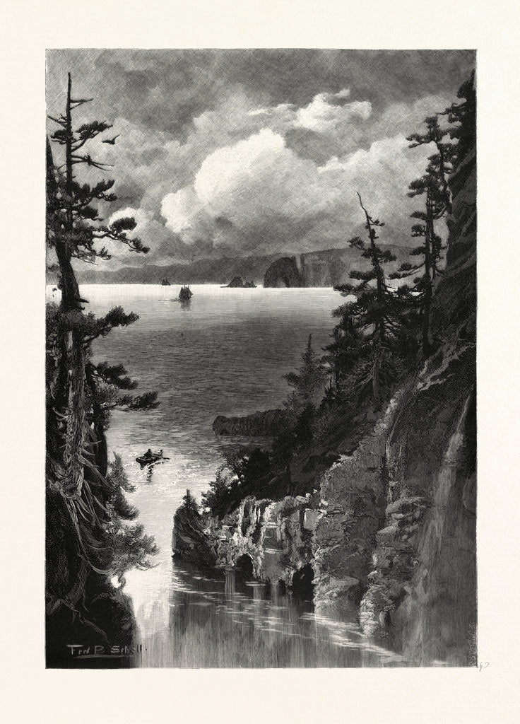 Detail of Nova Scotia, Cape Split, from Baxter's Harbour, Canada by Anonymous