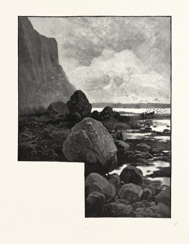 Detail of Nova Scotia, Cape Blomidon, Minas Basin, Canada by Anonymous