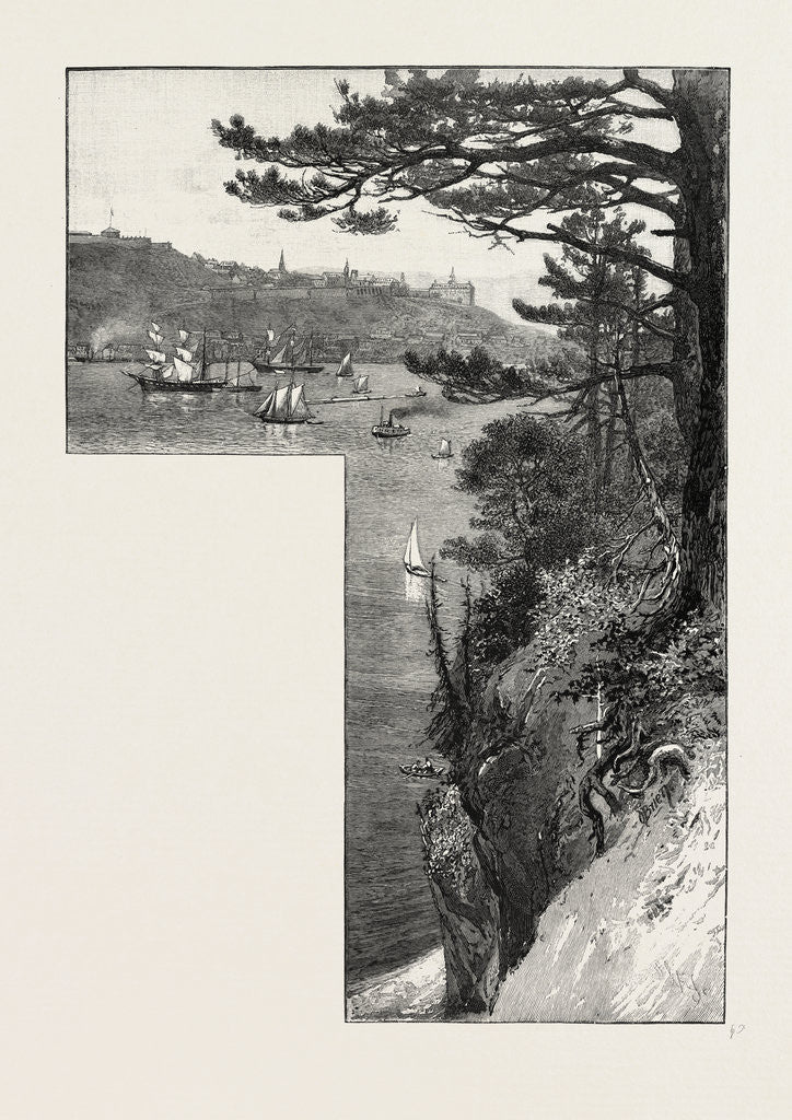 Detail of Quebec from Point Lévis, Canada by Anonymous
