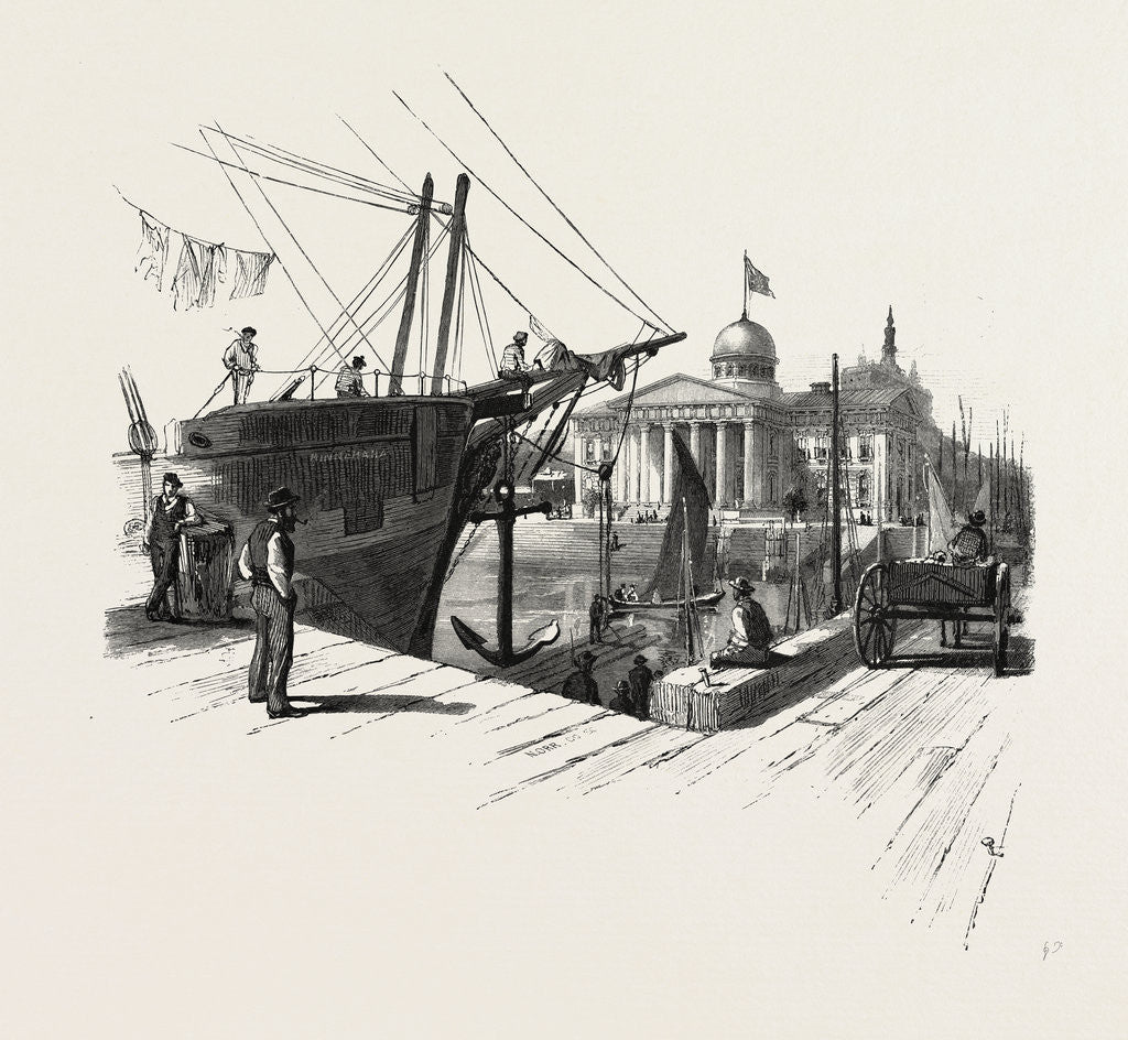 Detail of Quebec, Custom House, Canada by Anonymous