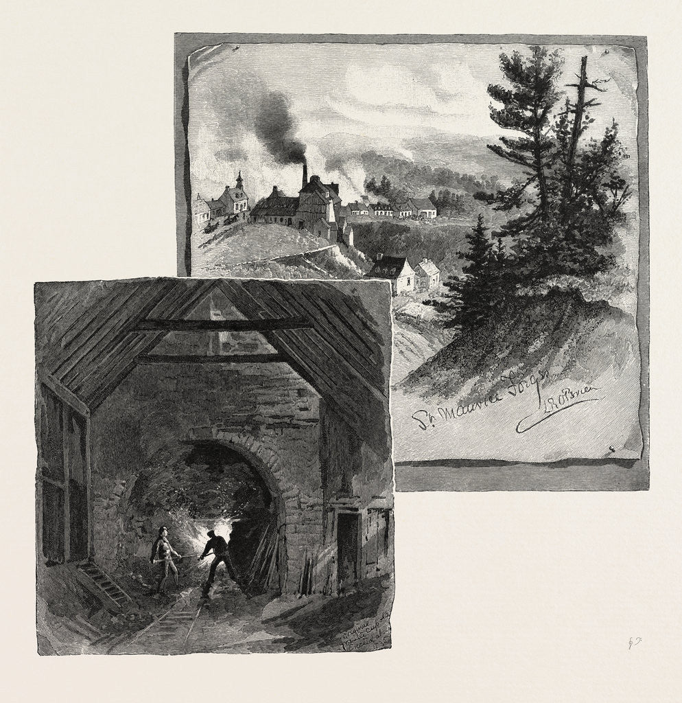 Detail of French Canadian Life, St. Maurice Forges, Canada by Anonymous