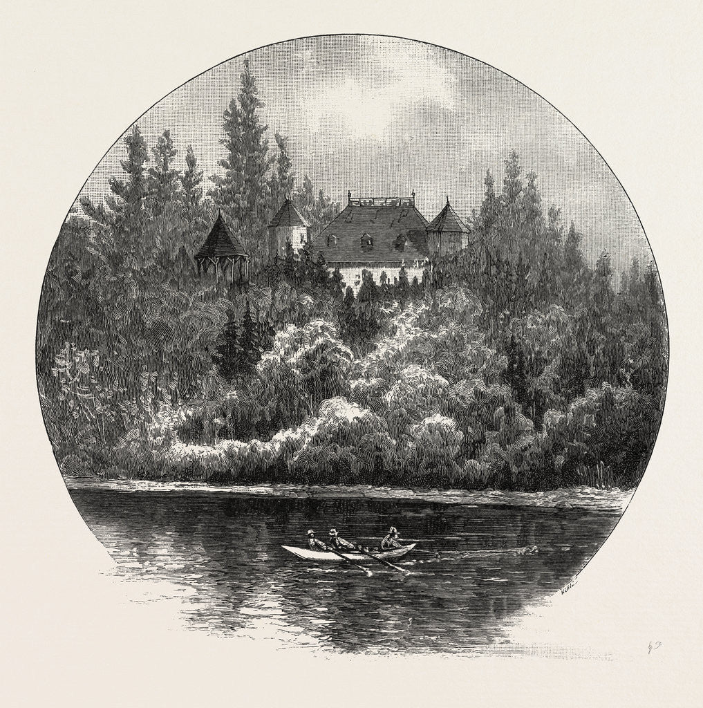 Detail of Lower Ottawa, Montebello, Home of Papineau, Canada by Anonymous