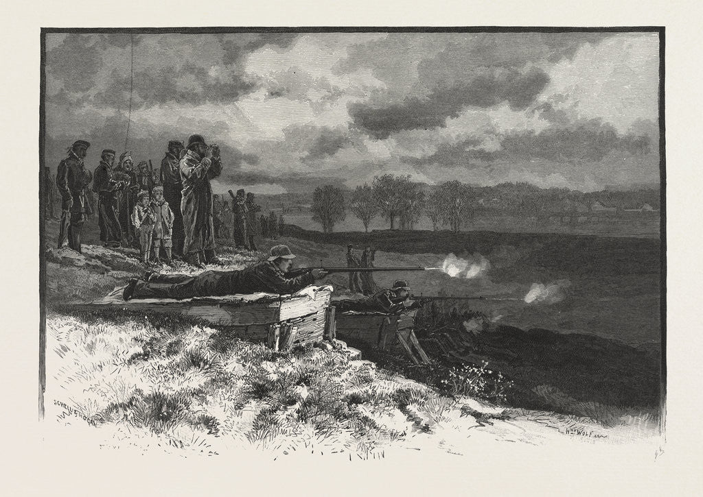 Detail of The Rideau Rifle Range, Canada by Anonymous