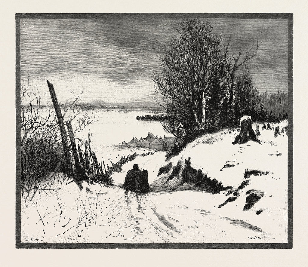Detail of On the Upper St. Maurice, Canada by Anonymous
