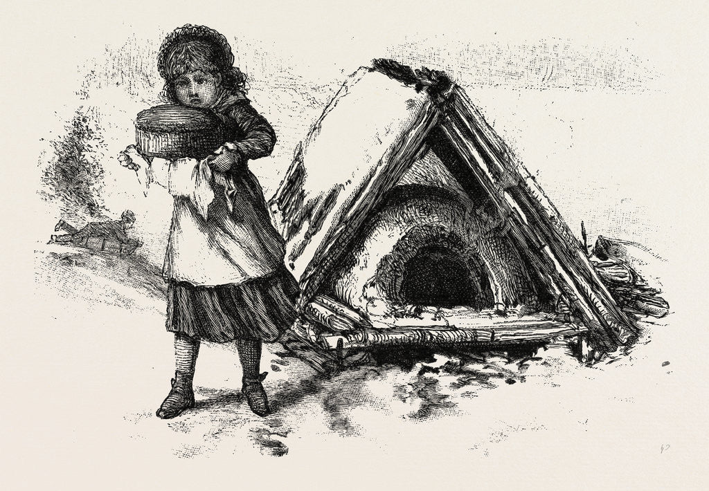 Detail of Cooking Outdoors, Canada by Anonymous