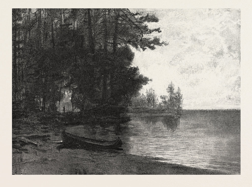 Detail of Lake Nipissing, Canada by Anonymous