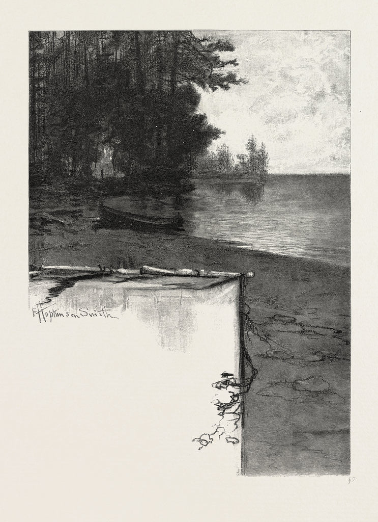 Detail of Lake Nipissing, Canada by Anonymous