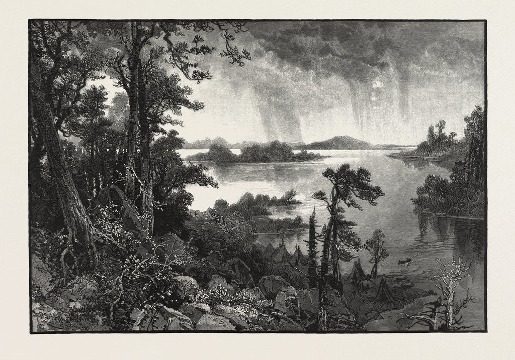 Detail of Lake of the Woods, Canada by Anonymous