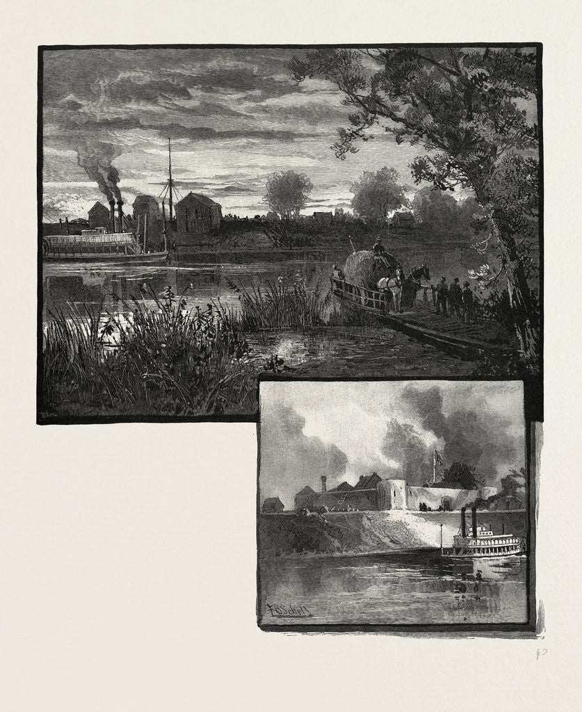 Detail of Manitoba: Selkirk (Top), Lower Fort Garry (Bottom), Canada by Anonymous