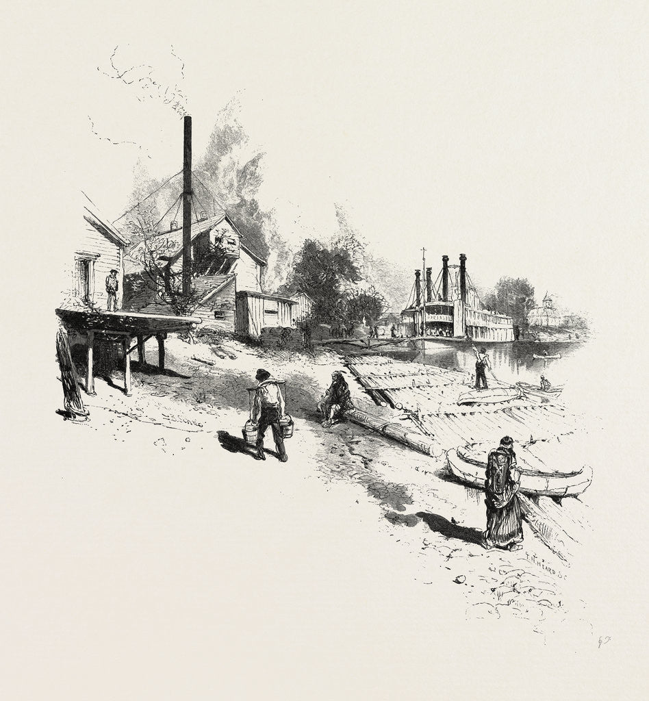 Detail of Manitoba, Steamboat Landing, Canada by Anonymous