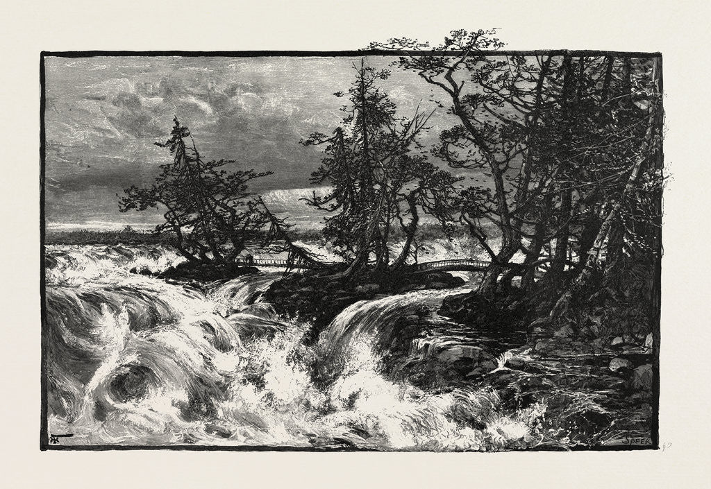 Detail of The Three Sister Islands, Canada by Anonymous