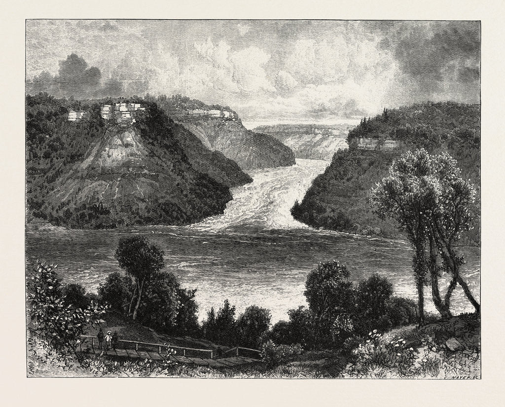 Detail of Niagara District, Exit of the River from Whirlpool, Canada by Anonymous