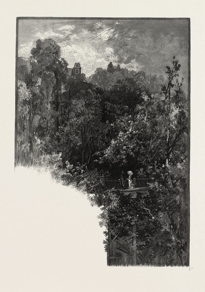 Detail of Near the Howard Street Bridge, Rosedale, in the Vicinity of Toronto, Canada by Anonymous