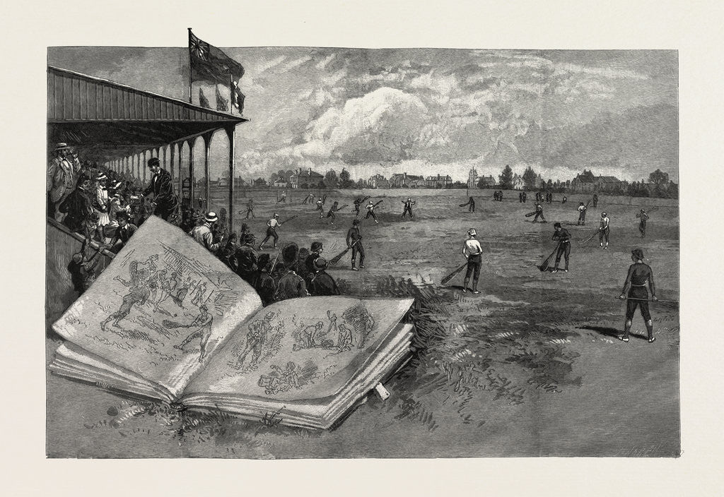 Detail of Lacrosse Grounds, Canada by Anonymous