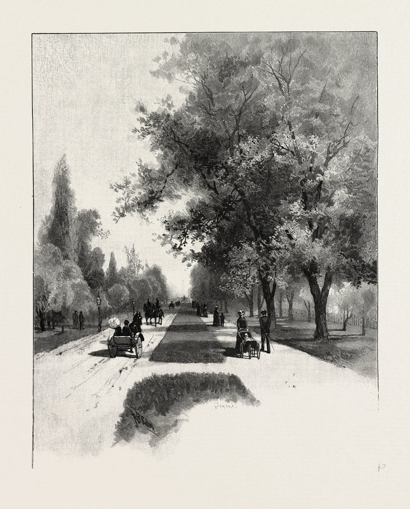 Detail of Toronto, College Avenue (Queen Street), Canada by Anonymous