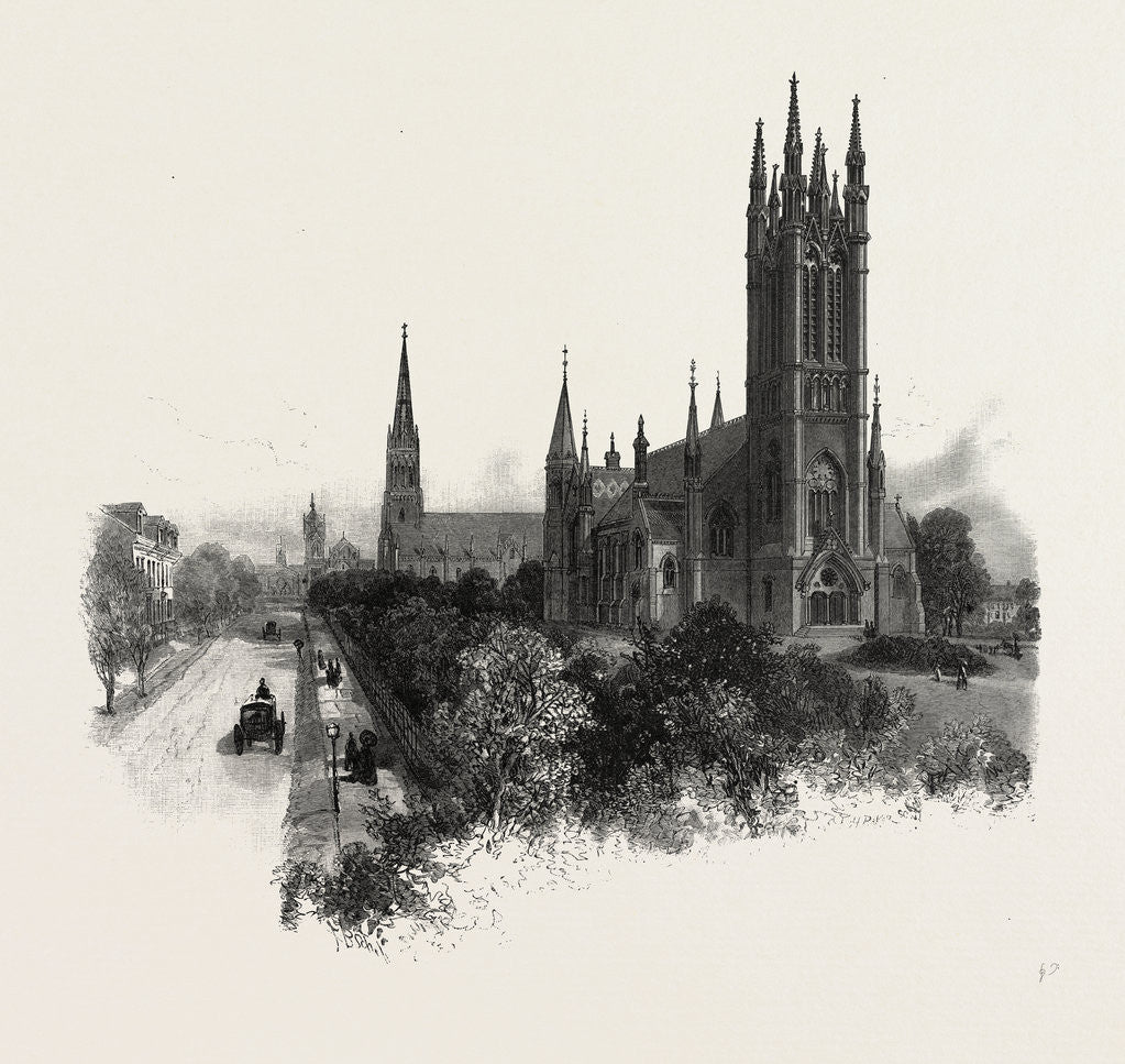 Detail of Toronto, Metropolitan (Methodist) Church, Canada by Anonymous