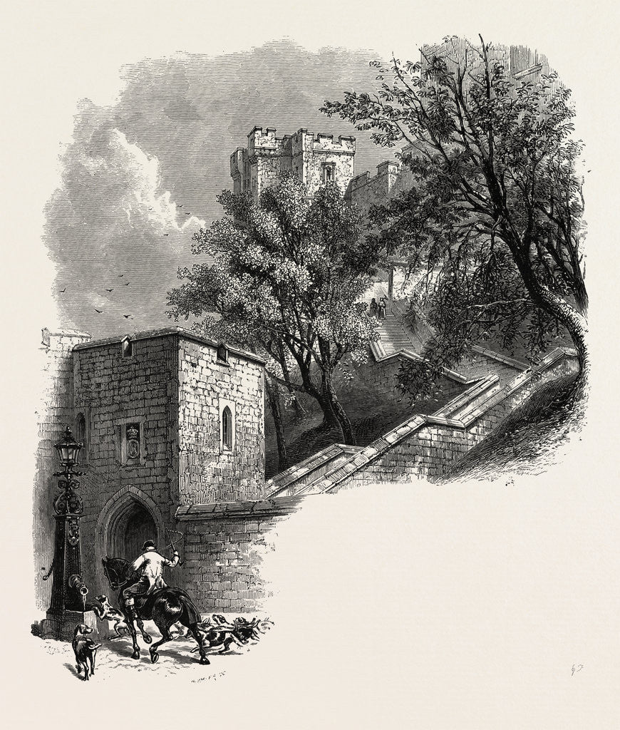 Detail of Staircase to Windsor Castle by Anonymous