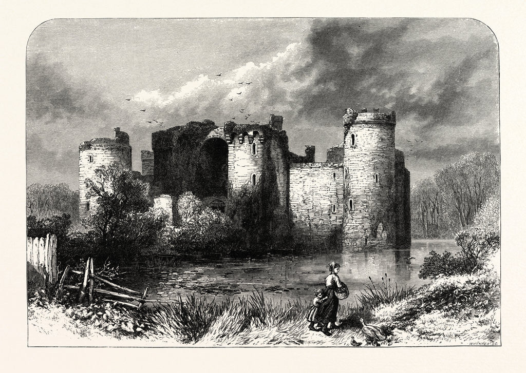 Detail of Bodiam Castle, Sussex by Anonymous